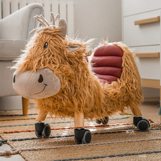 Hubert Highland Cow Ride On Toy