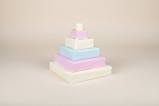 Stacking Pyramid - Pastel Trio Eco-Leather