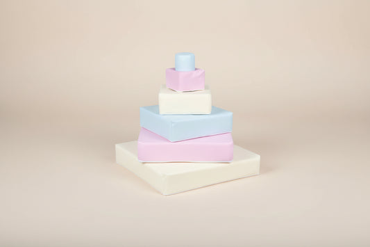 Stacking Pyramid - Pastel Trio Eco-Leather