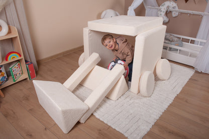 Corduroy Play Sofa- Cream