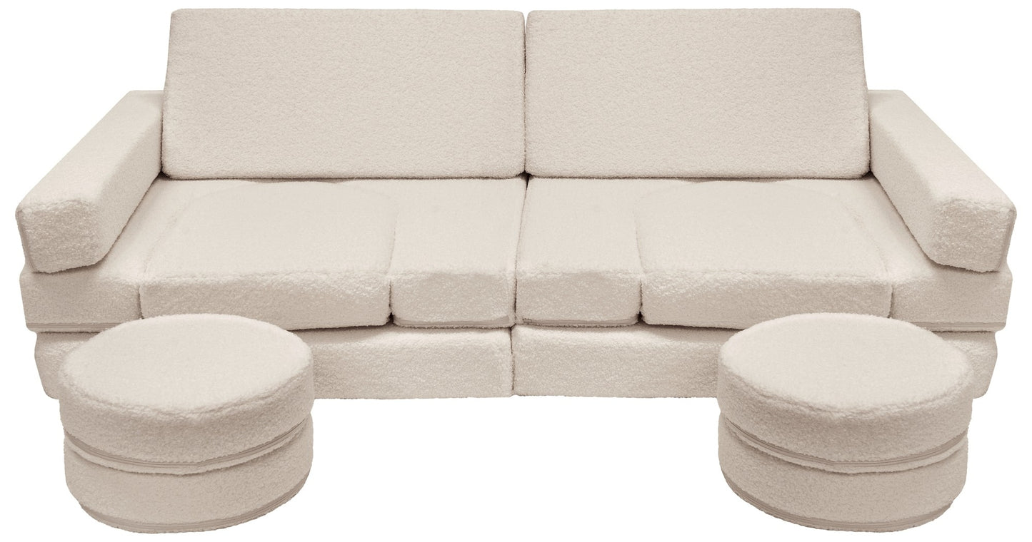Boucle Deluxe Play Couch - Beige