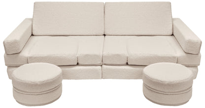 Boucle Deluxe Play Couch - Beige