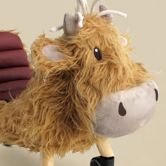 Hubert Highland Cow Ride On Toy
