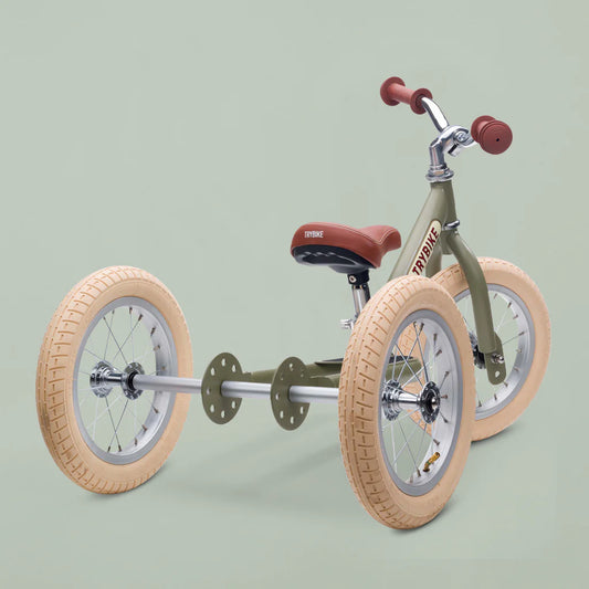 Trybike Steel  2-in-1 Balance Trike - Green