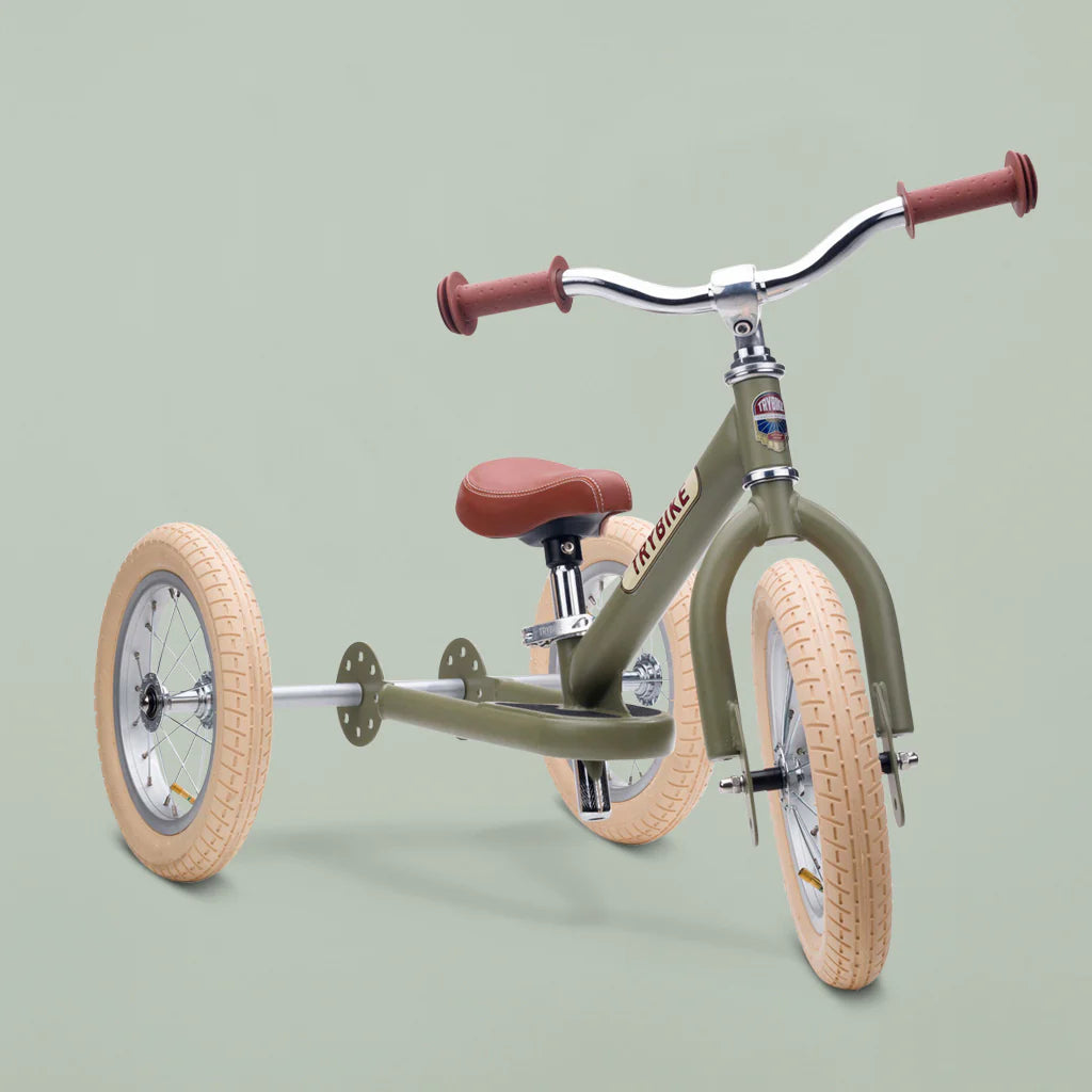 Trybike Steel  2-in-1 Balance Trike - Green