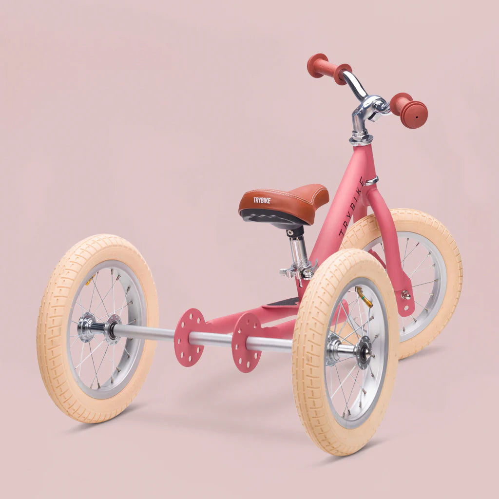 Trybike Steel  2-in-1 Balance Trike - Pink