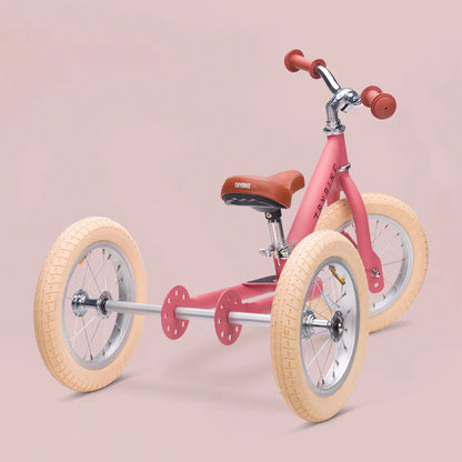 Trybike Steel  2-in-1 Balance Trike - Pink