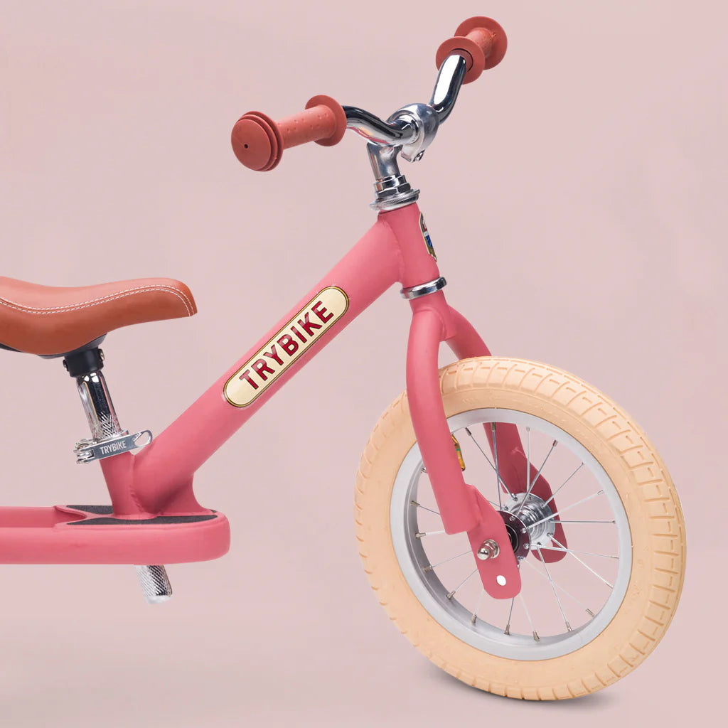 Trybike Steel  2-in-1 Balance Trike - Pink