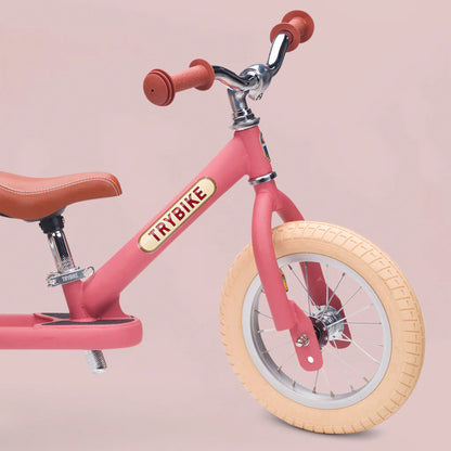 Trybike Steel  2-in-1 Balance Trike - Pink