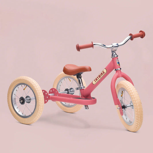 Trybike Steel  2-in-1 Balance Trike - Pink