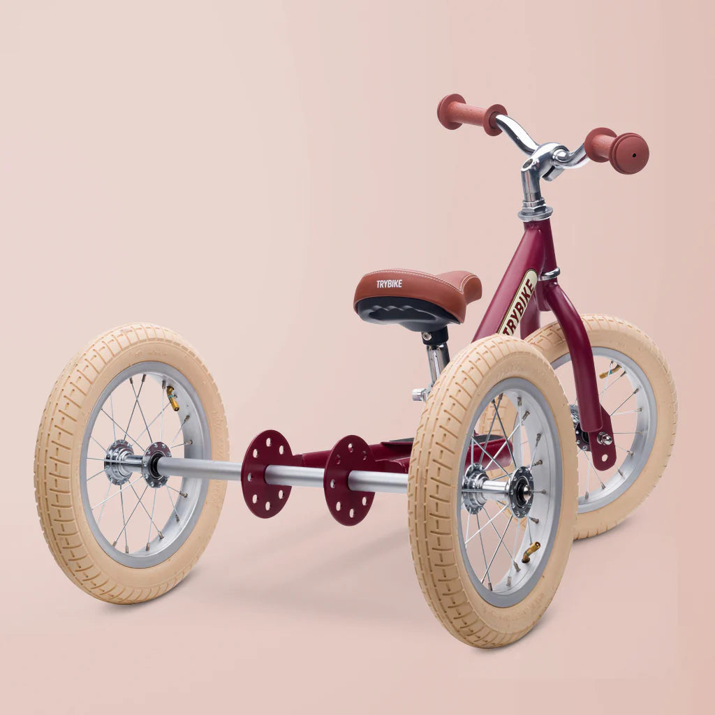 Trybike Steel  2-in-1 Balance Trike - Red