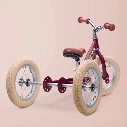 Trybike Steel  2-in-1 Balance Trike - Red