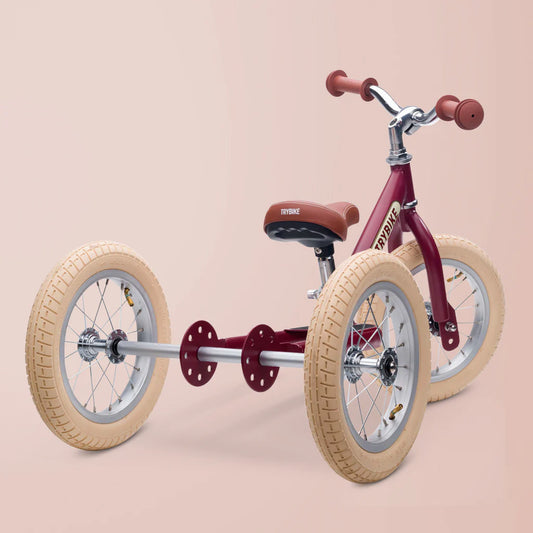 Trybike Steel  2-in-1 Balance Trike - Red