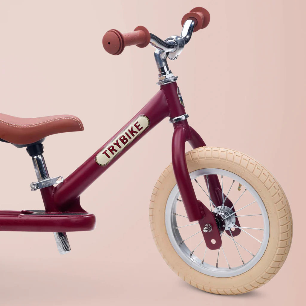 Trybike Steel  2-in-1 Balance Trike - Red