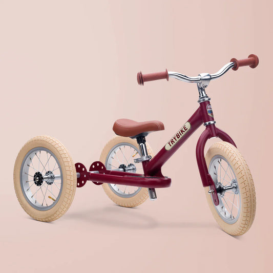 Trybike Steel  2-in-1 Balance Trike - Red