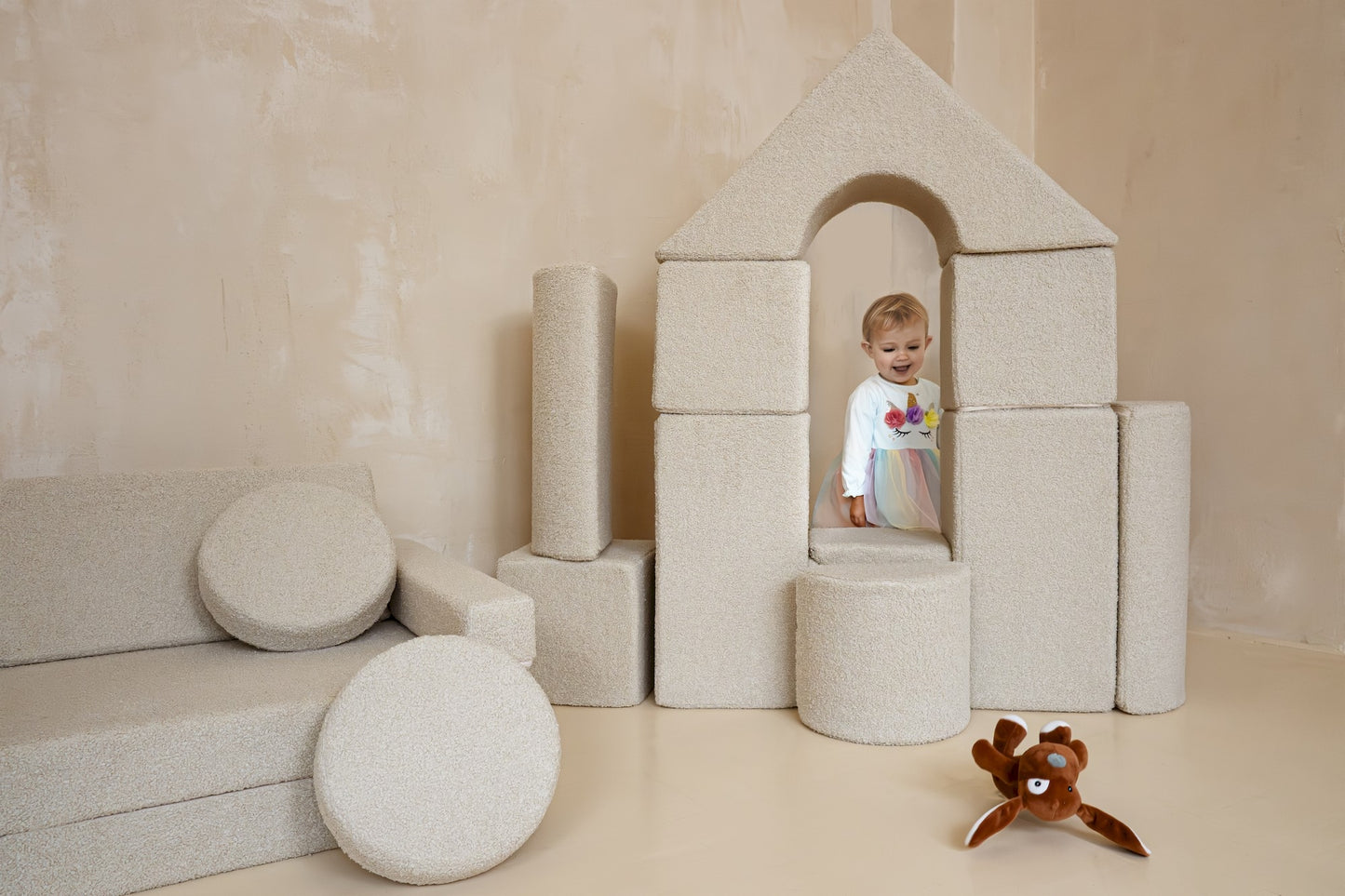 Boucle Castle Set - Beige