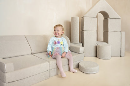 Boucle Deluxe Play Couch - Beige