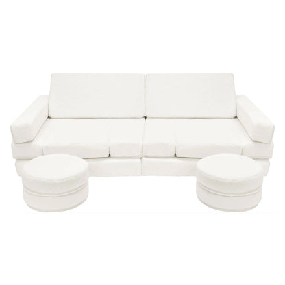 Boucle Deluxe Play Couch - Cream