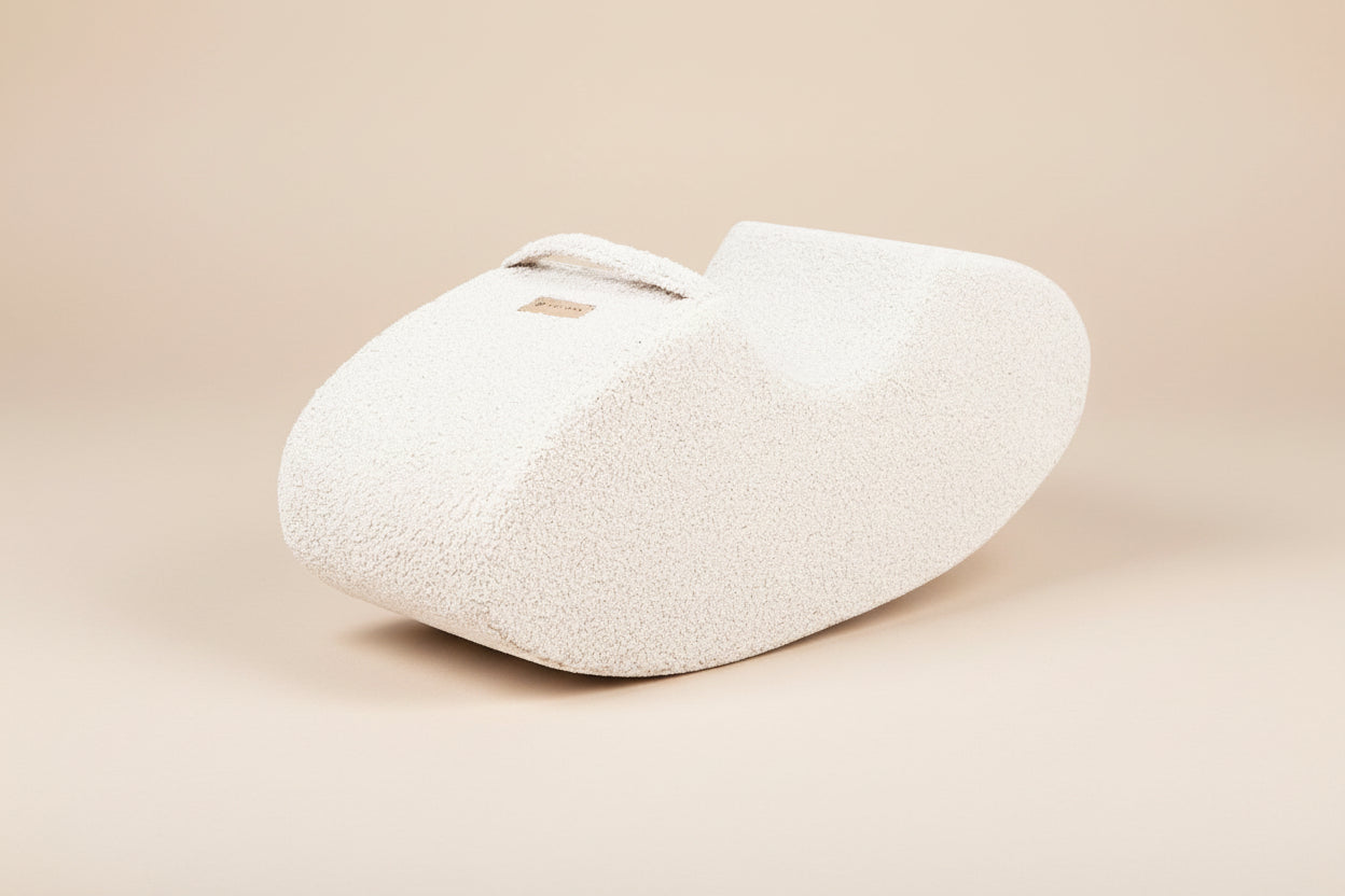 Single Seat Rocker - Cream Boucle