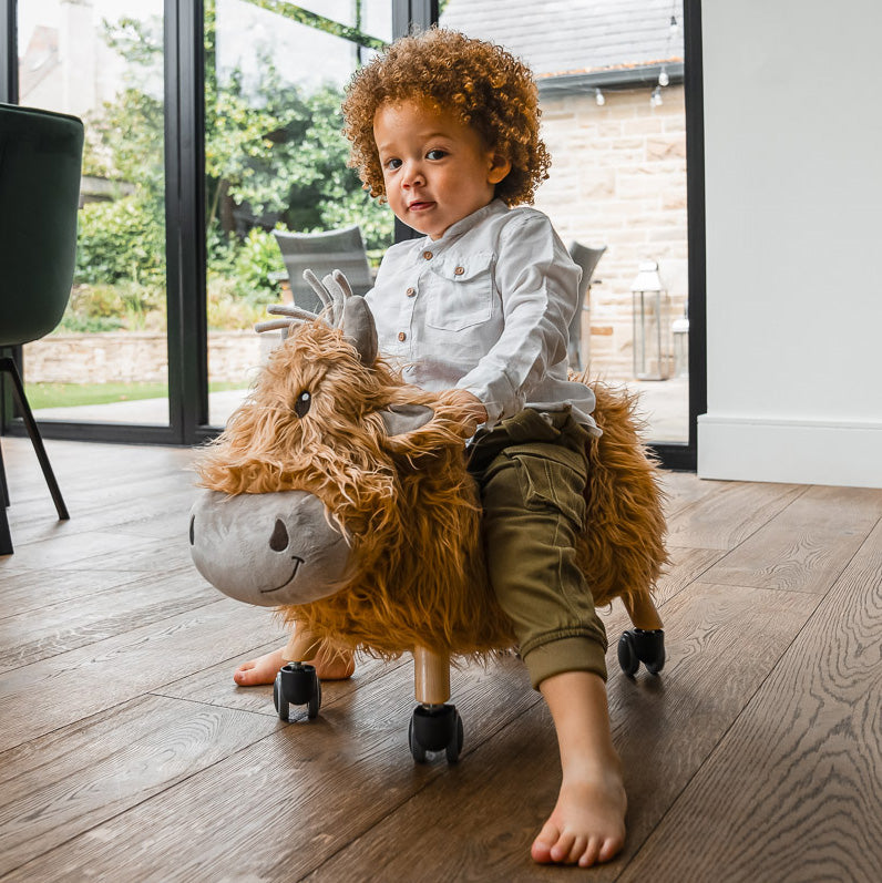 Hubert Highland Cow Ride On Toy