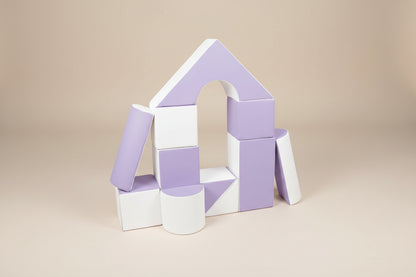 Grand Castle Set - Lilac|White Eco-Leather