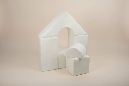 Mini Castle Set - White Eco-Leather